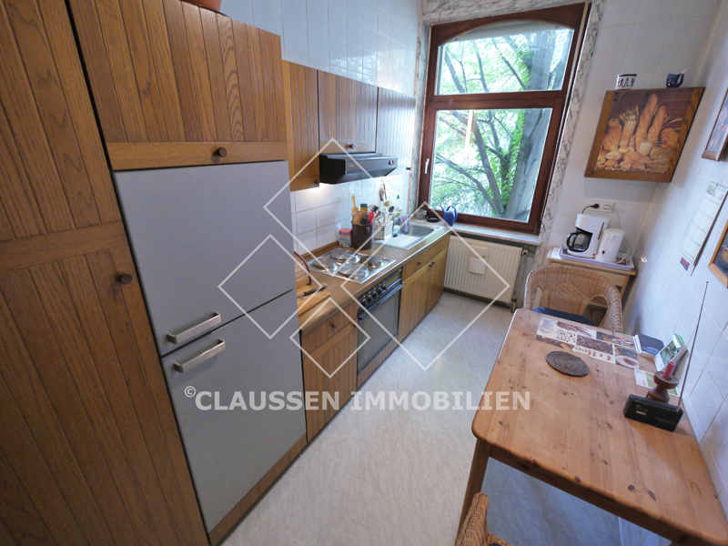 Wohnküche Kuschelige 2 Zimmer-Altbauwohnung im Herzen von Wiesbaden, ruhige Lage mit schönem Innenhof