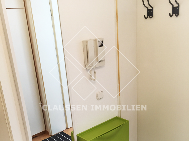 Garderobe Flur Modern möbliertes Appartement Wiesbaden