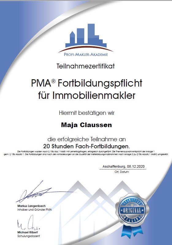 Fortbildung PMA 8.12.2020